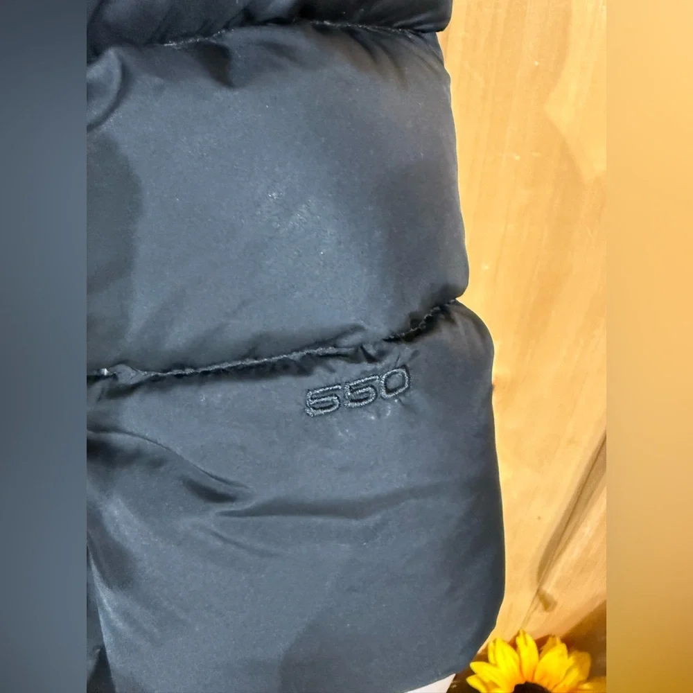 North Face Metropolis Parka Womens Small Black 550 Down Hooded Quilted Puffer - Picture 4 of 15